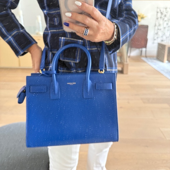 YSL Sac de Jour Nano in Royal Blue - Picture 3 of 16